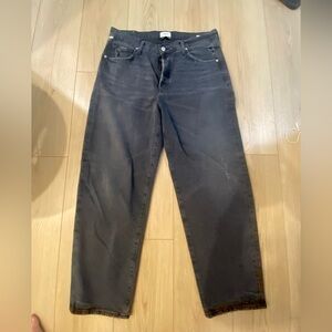 Citizens Of Humanity Dark Gray Straight Jeans